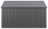 Classic 12x12-ft Charcoal Corrosion-Resistant Metal Shed