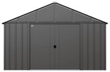 Classic 12x14-ft Charcoal Corrosion-Resistant Metal Shed