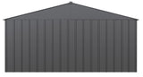 Classic 14x12-ft Charcoal Lockable Metal Shed