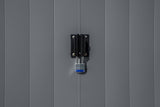 Classic 14x12-ft Charcoal Lockable Metal Shed