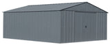 Classic 14x17-ft Charcoal Corrosion-Resistant Steel Shed