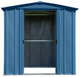 Classic Galvanized Steel Storage Shed, Blue Grey, 6-ft x 5-ft