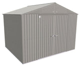 Elite 12x16-ft Cool Grey Corrosion-Resistant Steel Shed