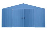 Elite 14x14-ft Corrosion-Resistant Blue Grey Steel Shed
