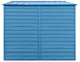 Select Galvanized Steel Storage Shed, Blue Grey, 10-ft x 8-ft