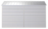 Select Galvanized Steel Storage Shed, Flute Grey, 10-ft x 12-ft