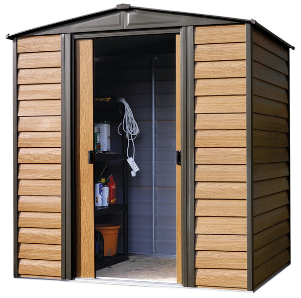 Woodridge 6x5-ft Corrosion-Resistant Steel Storage Shed Z5314