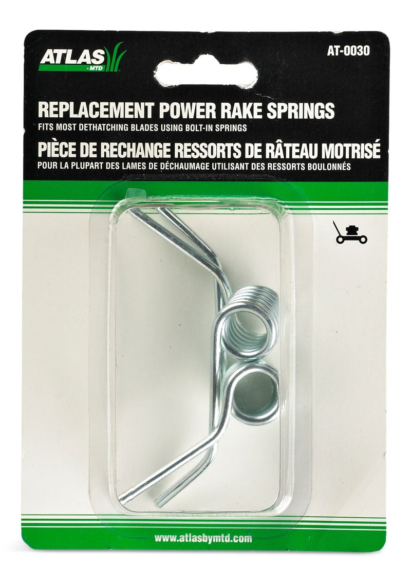 Dethatching Steel Spring, Snap-In, 2-pk; for Lawn Mower Dethatching Blades F6440