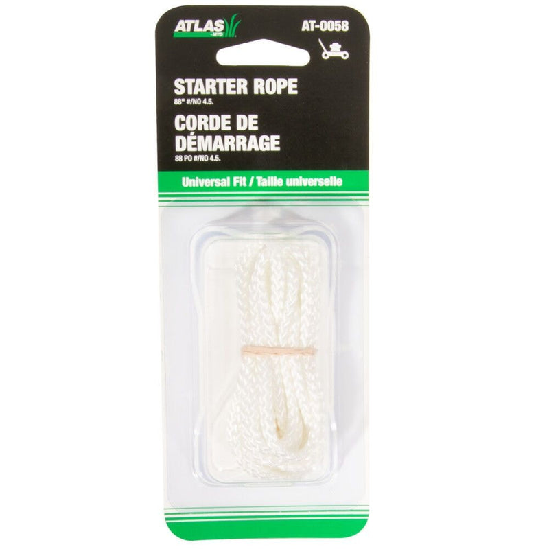 Lawn Mower Replacement Starter Cord/Rope, Nylon, 88-in x 1/8-in S4646