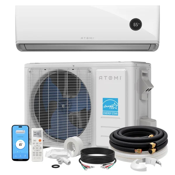 Atomi Tempestas Mini-Split Smart Air Conditioner + Heater X5793