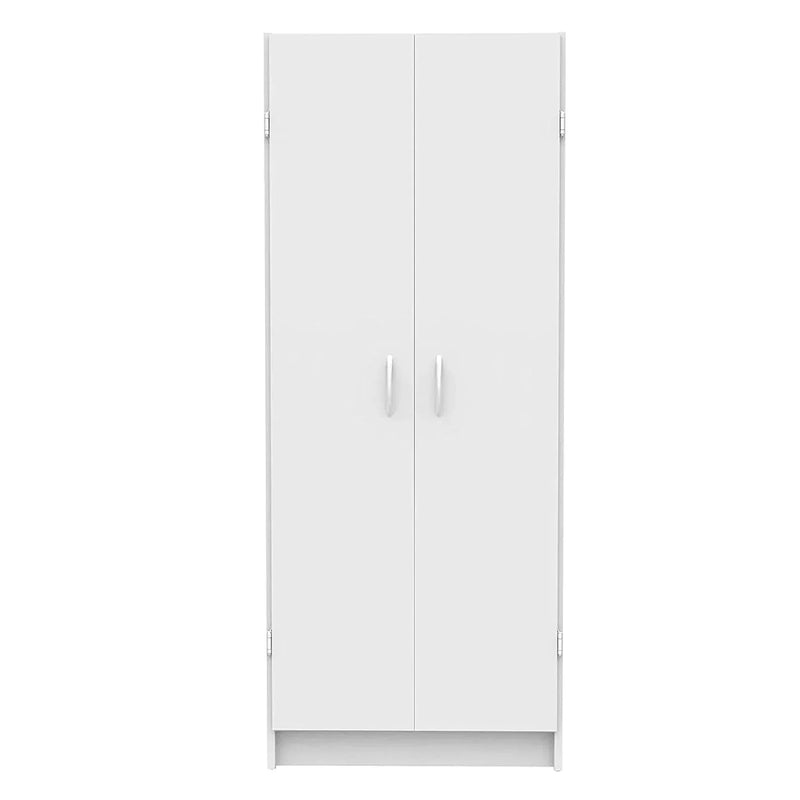 Pantry Cabinet Cupboard with 2 Doors, Adjustable Shelves, for Kitchen, Laundry or Utility Room W7607