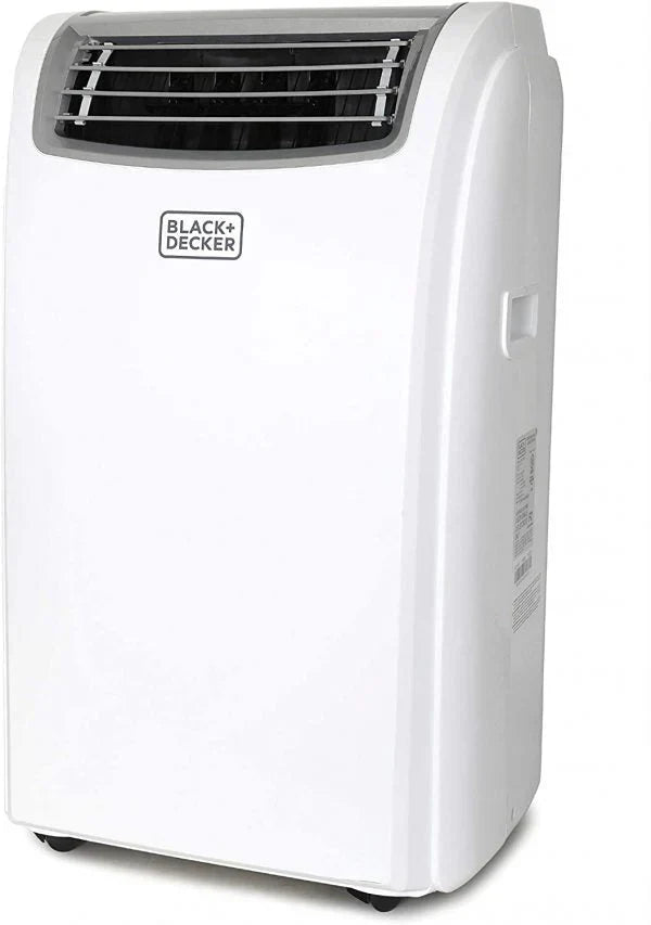BLACK DECKER 14,000 BTU Portable Air Conditioner with Heat and Remote Control, White S5204