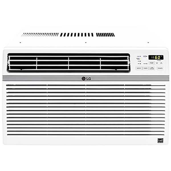 LG 8,000 BTU 340 Sq ft Window Air Conditioner with Remote Control, White, LW8016ER W6952
