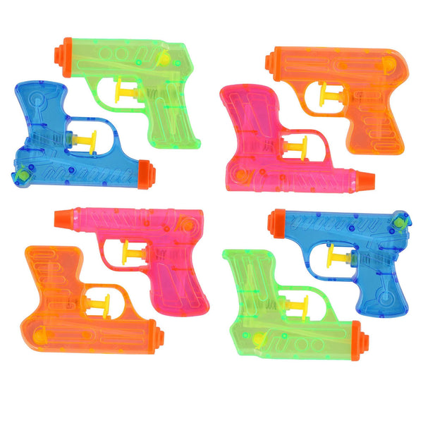 Mini Soaker Water Blasters, Kids' Outdoor Summer Water Toy, Age 3+, 8-Pk D9494