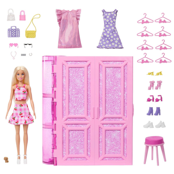 Dream Closet Toy Playset with Series 3.0 Fashion Doll and 25+ Accessories X5789
