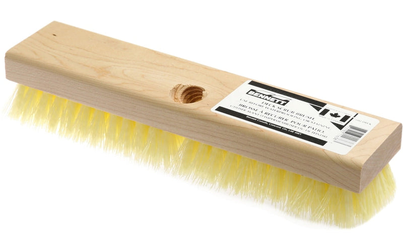 Female Threaded Deck Scrub Brush, 10-in R7424
