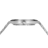 Bering Titanium White Silver-tone Guilloche Dial Men's Watch