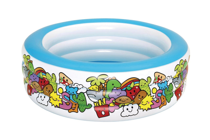 Deluxe Round Inflatable Pool, 5-ft x 20-in H19