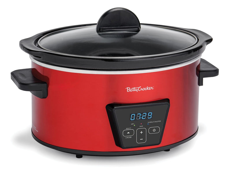Digital Programmable Slow Cooker with Tempered Glass Lid, 5-qt E0201