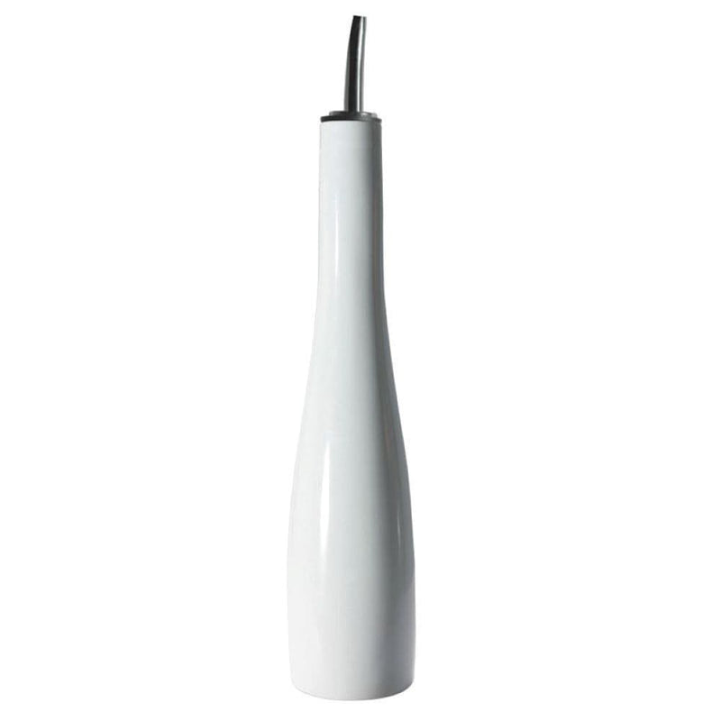 Porcelain Oil Bottle with Pouring Spout, 16-oz, White G9778