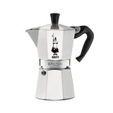 Moka Pot with Ergonomic Anti-Scale Handle, 6-Cup
