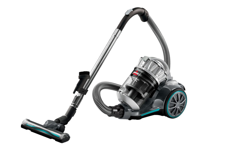 BISSELL CleanView Plus Multi-Cyclonic Lightweight Bagless Corded Canister Vacuum Cleaner, Silver B608