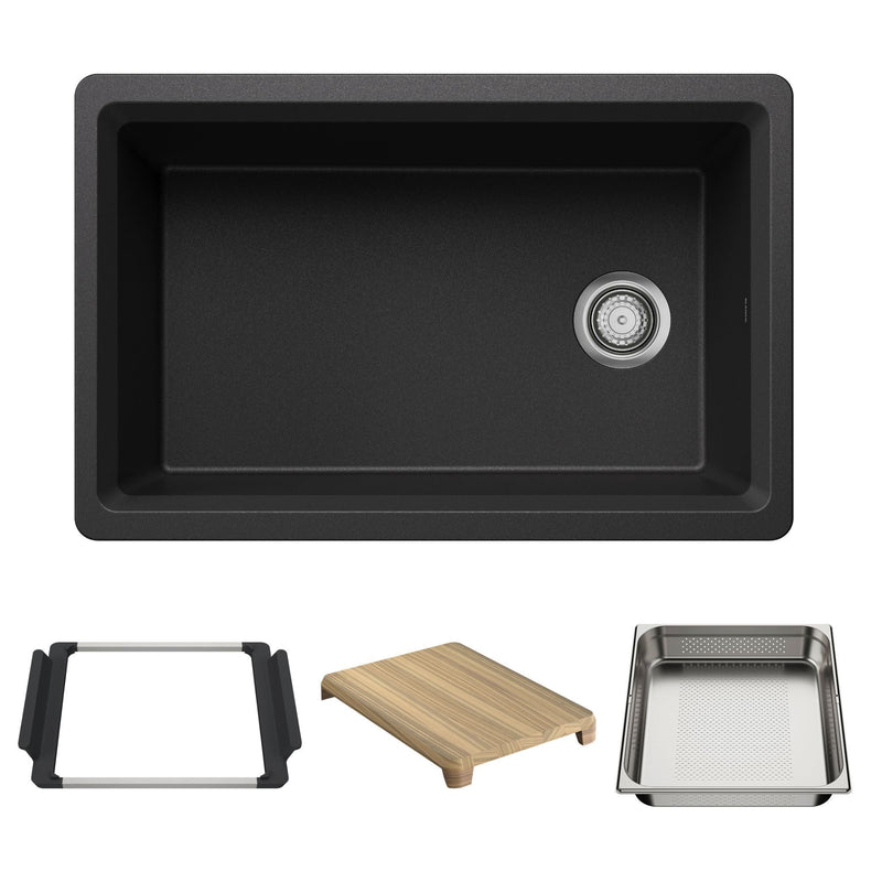 Inteos 30-in Workstation Kitchen Sink I8007