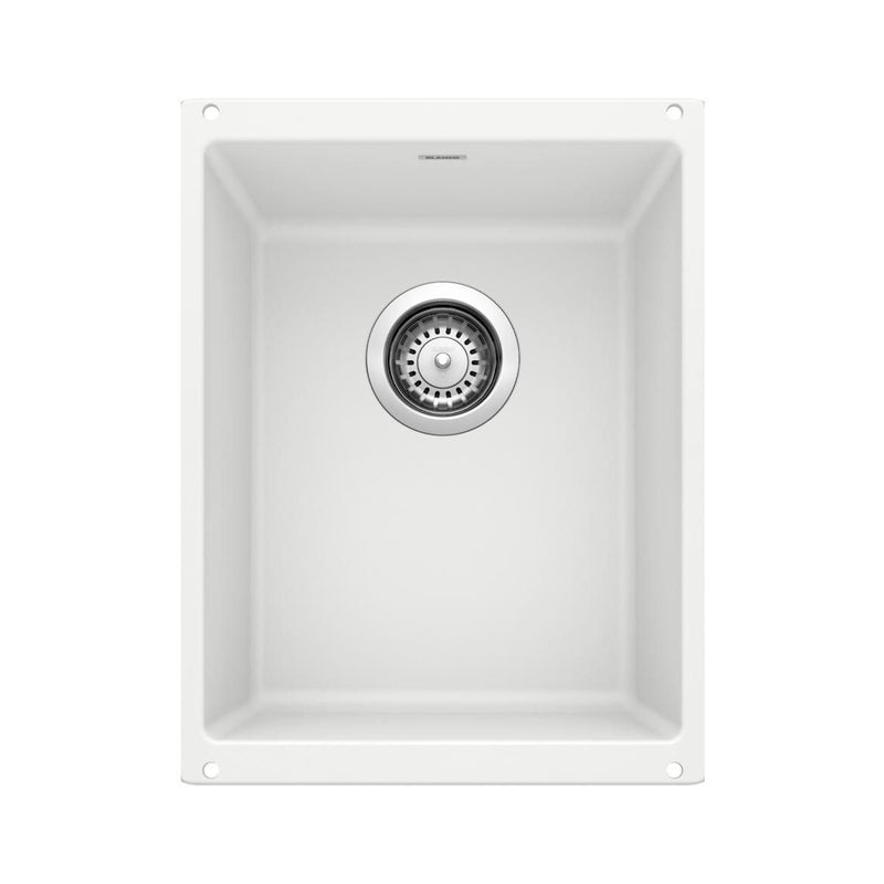 Precis 13-in Undermount Bar Sink, White C7873