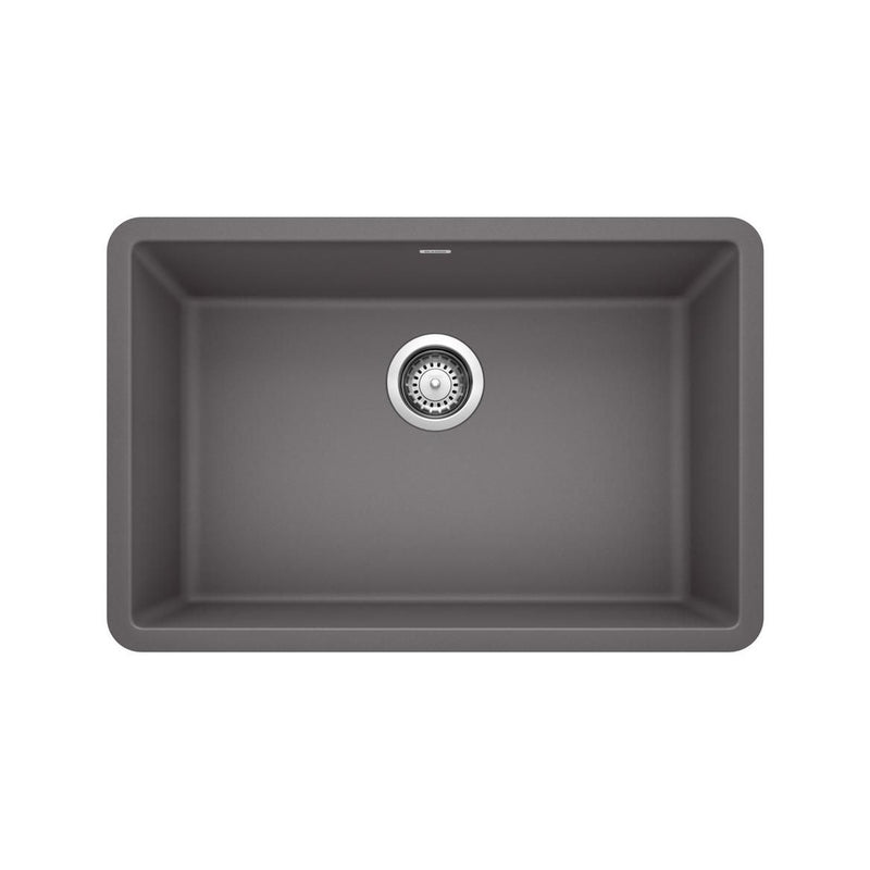 Precis 27-in Single Bowl Undermount Kitchen Sink, Cinder X3523