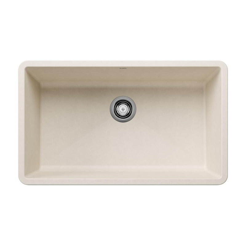 Precis 32-in Super Single Undermount Kitchen Sink, Soft White E0476