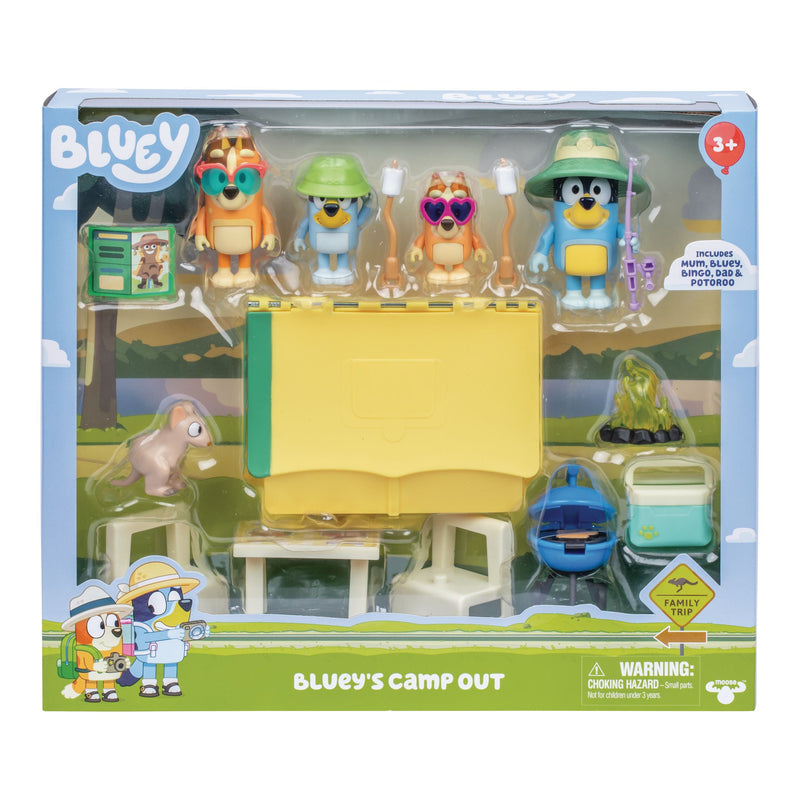 's Camp Out Playset with Figures and Accessories, 15-pc Y5132