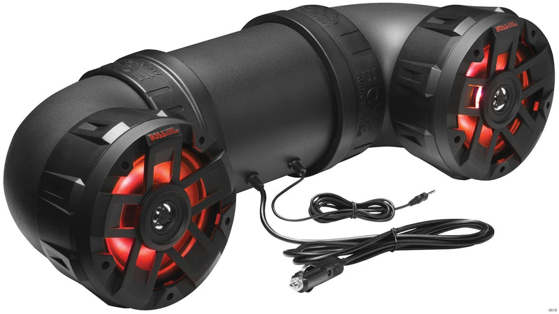 Audio ATV65BRGB All Terrain Powersport Sound System/Speakers, Built-In Amplifier/Wireless for ATV/UTV, Black I0748