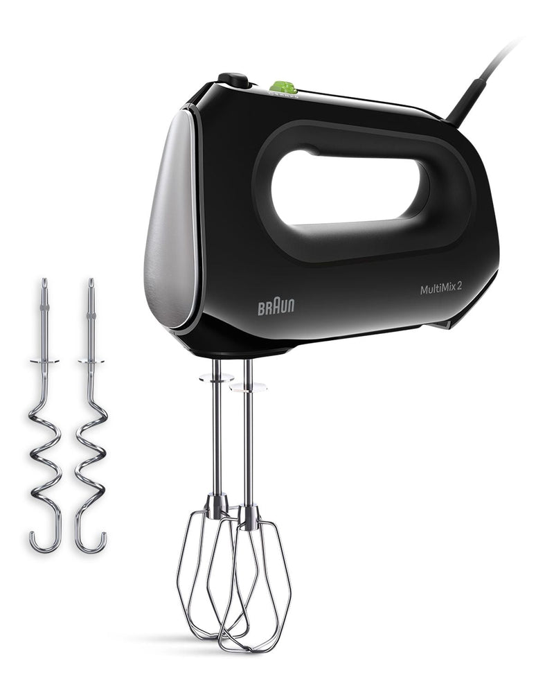 MultiMix 2 5-Speed Hand Mixer, Includes MultiWhisk Beater, 250W, Black C2622