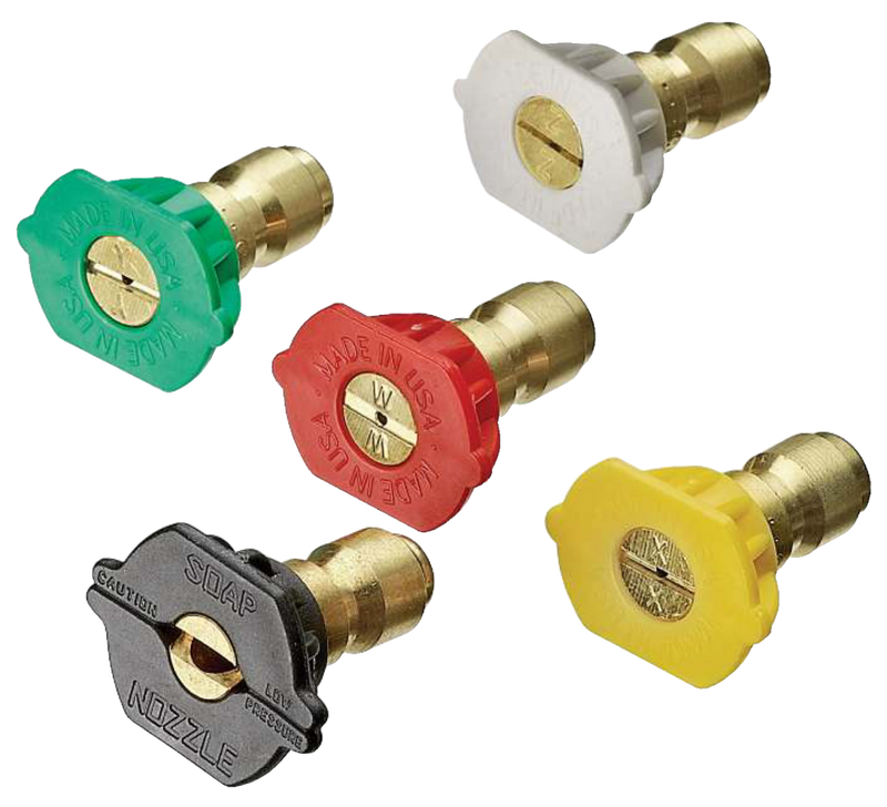 Quick-Connect Spray Nozzle Tips Kit Compatible with 4000 PSI Gas Pressure Washer, 5-pk T2655