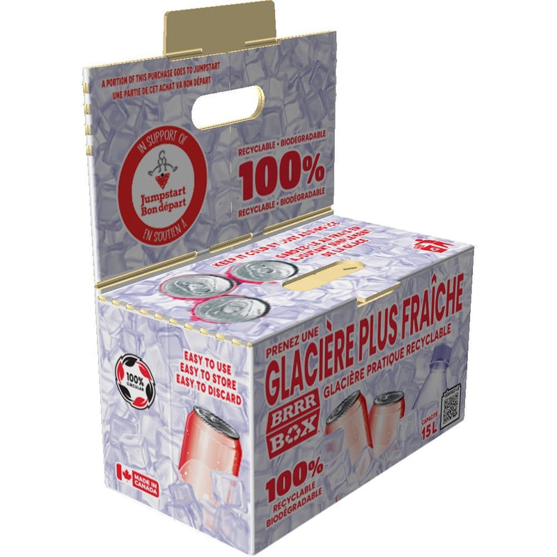Recyclable Biodegradable Cooler, 15-L, White N9651