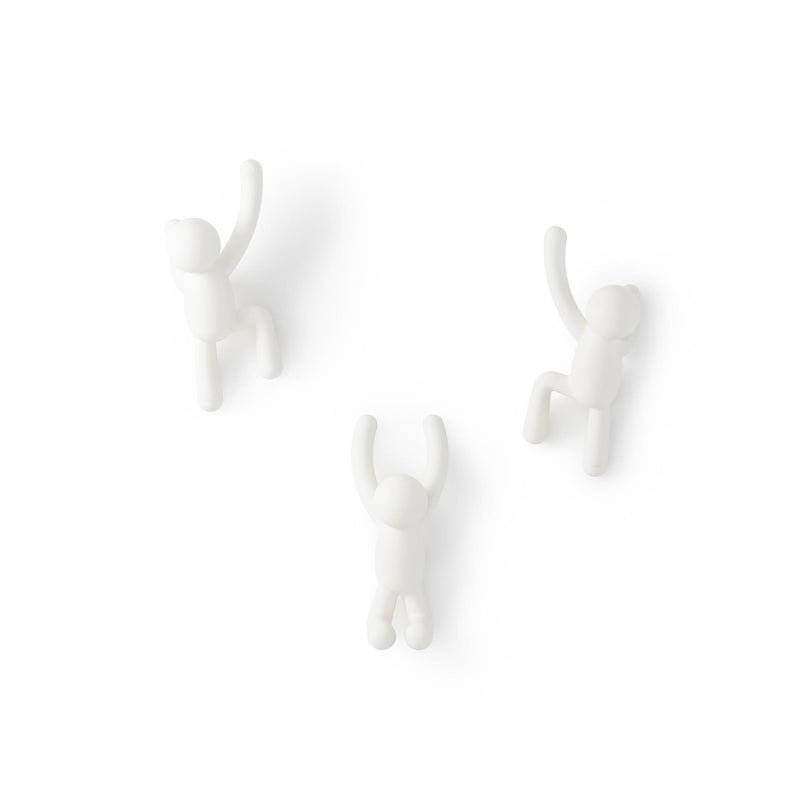 Buddy Hook Set of 3, White P5870