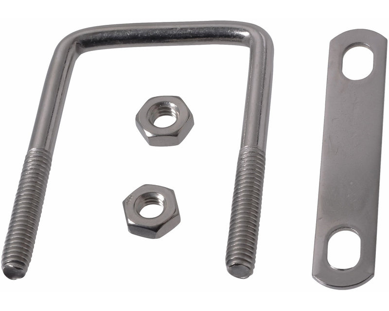 Square U Bolt, Stainless Steel, For All Weather, 3 x 2-in O6737