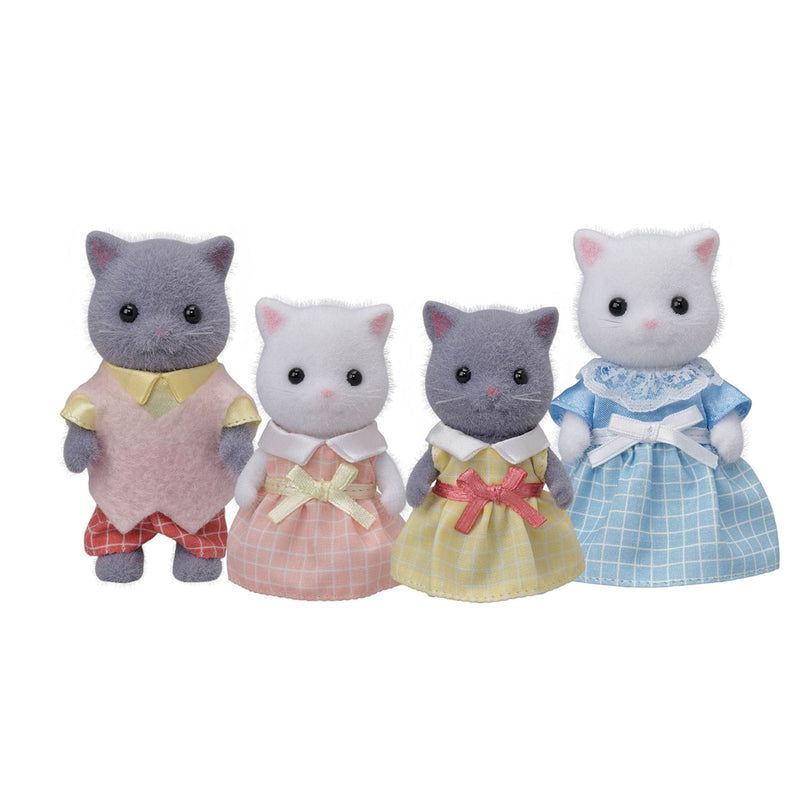 Calico Critters 4-Member Family Collectible Doll Figures for Ages 3+, Various Figures T4572