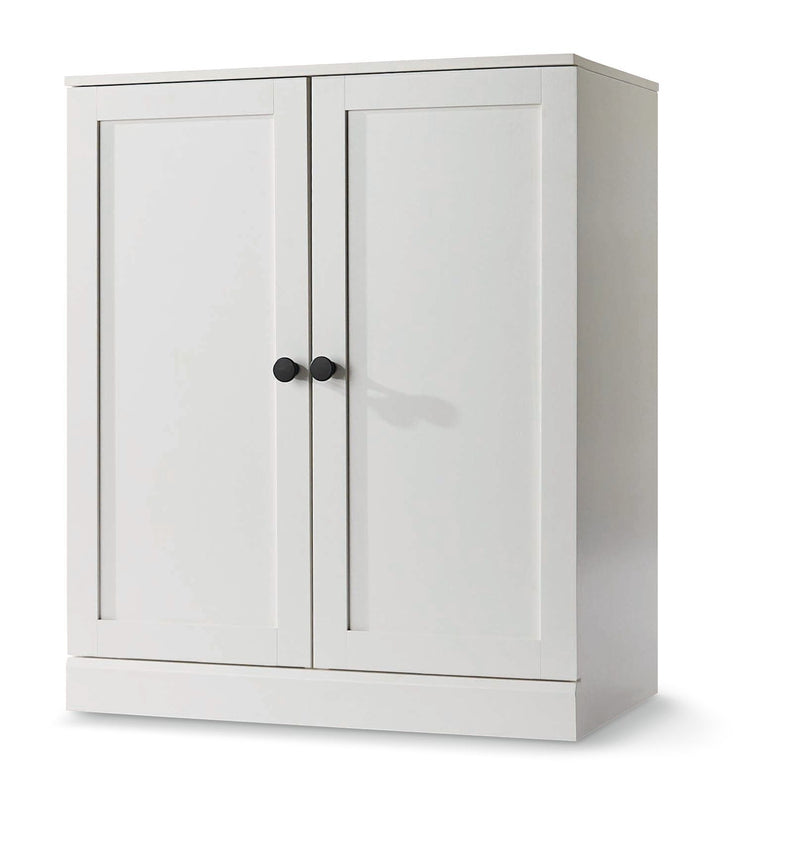 Bellevue Modular Stackable Storage Cabinet, White D5582