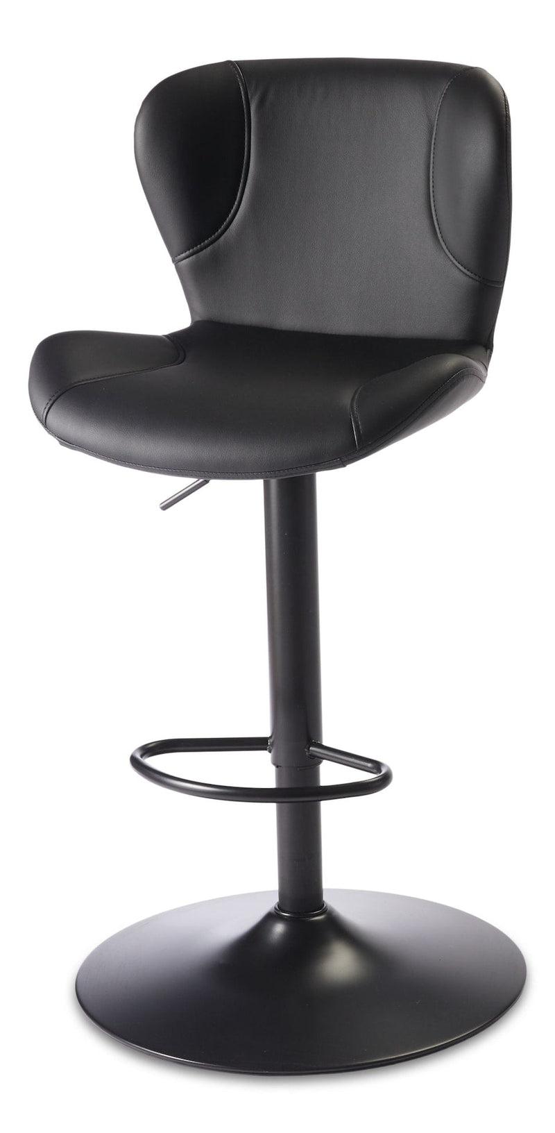 Burnaby Gas-Lift Bar Stool, Black Y6648
