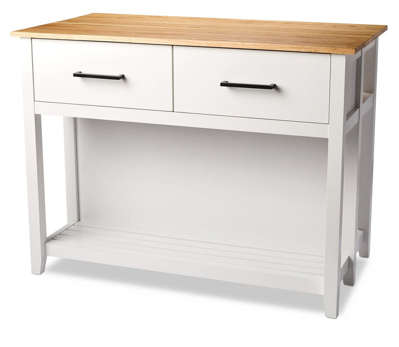 Conrich Kitchen Island, White A898