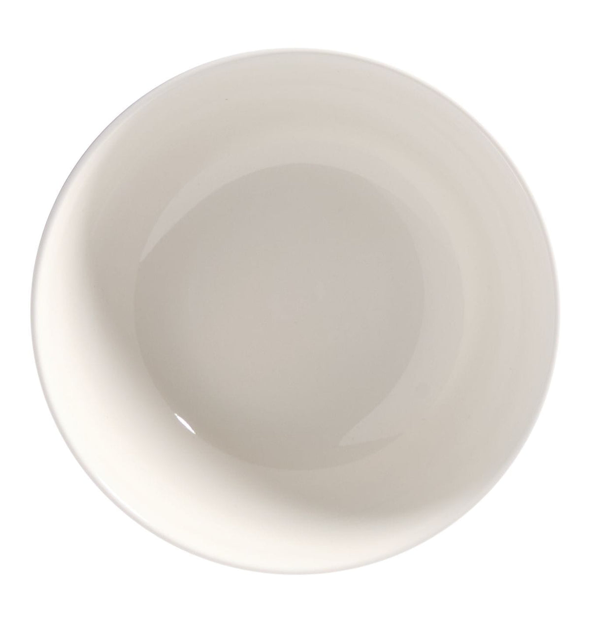 Highbury Ribbed New Bone Low Bowl, 1-pc, White
