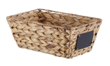 Meg Rectangular Hand Woven Storage Basket, 12 x 8 x 5.1-in