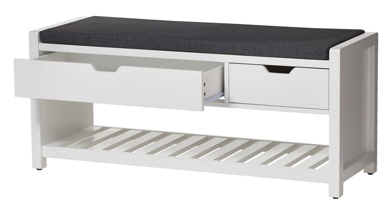 Overbrook Entryway Bench, White Z7605