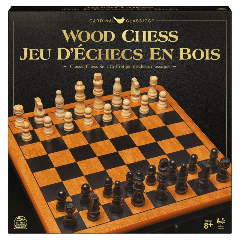 Premium Wood Chess Set, 2 Players, Ages 8+ I1090