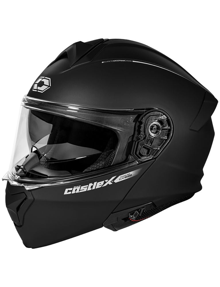 X CX935 Adult Full Face Modular Motorcycle Helmet, Matte Black I3495