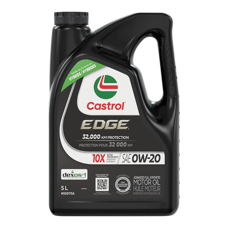 EDGE 0W20 Advanced Synthetic Engine/Motor Oil, 5-L F7727