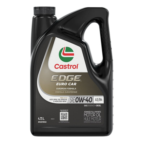 EDGE Euro 0W40 A3/B4 Advanced Synthetic Engine/Motor Oil, 5-L Z6975