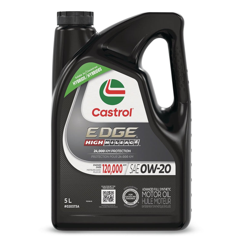 EDGE High Mileage 0W20 Synthetic Engine/Motor Oil, 5-L A3084
