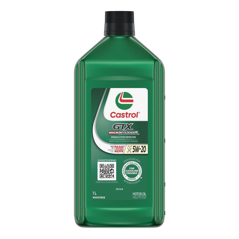 GTX High Mileage 5W20 Conventional Engine/Motor Oil, 1-L T1252
